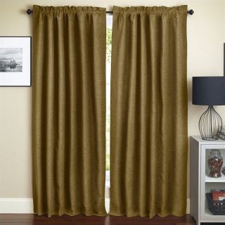 Blazing Needles 108 inch Jacquard Chenille Curtain Panels in Champaign (Set of 2)   DP 108X52 RP JCH 9