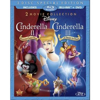 Cinderella II: Dreams Come True/Cinderella III: A Twist in Time (Blu