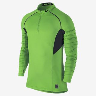 Nike Pro Hyperwarm 1/4 Zip Mock Fitted Mens Shirt
