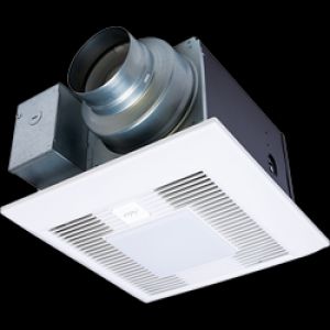 Panasonic FV 05 11VKL1 Bathroom Fan, WhisperGreen Select Pick A Flow Speed 50, 80, or 110 CFM w/LED Light   4" or 6" Duct