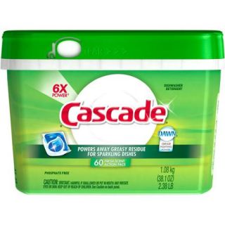 Cascade Actionpacs Fresh Scent Dishwasher Detergent (choose your size)