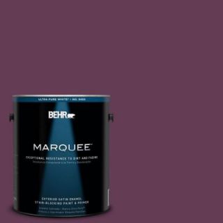 BEHR MARQUEE 1 gal. #S G 690 Delicious Berry Satin Enamel Exterior Paint 945301