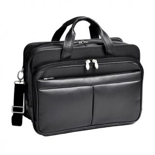 McKleinUSA Leather Expandable Briefcase