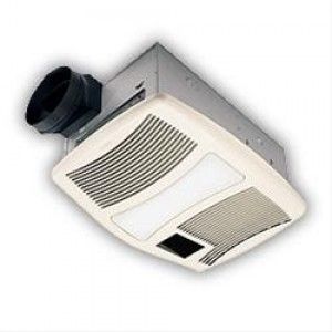 Nutone QTXN110HL Super Quiet Bath Heater/Light Fan, 110 CFM