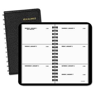 AT A GLANCE® Weekly Planner, 2 1/2 x 4 1/2, Black, 2016