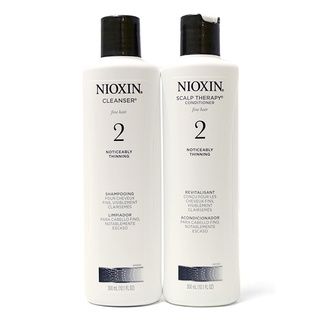 Nioxin System #2 Cleanser and Therapy 10.1 ounce Duo Pack