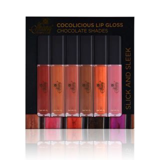 Shany Cocolicious Chocolate Shades Lip Gloss (Set of 6)  