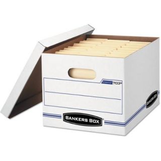 Bankers Box Letter/Legal Size Storage Box, 4/Carton