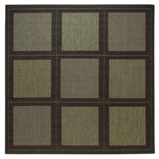 Home Decorators Collection Summit Green 7 ft. 6 in. Square Area Rug 3100555260
