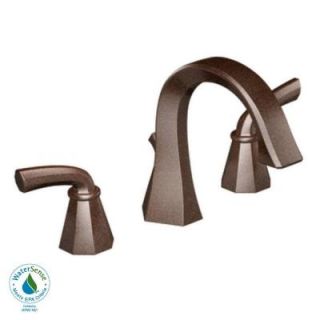 MOEN Felicity 8 in. Widespread 2 Handle High Arc Bathroom Faucet Trim Kit in Oil Rubbed Bronze (Valve Not Included) TS448ORB