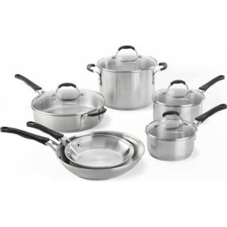 Cooking with Calphalon Stainless Steel 10 Piece Cookware Set