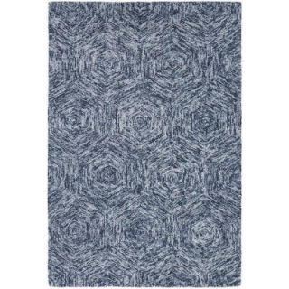 Chandra Galaxy Blue/Ivory 5 ft. x 7 ft. 6 in. Indoor Area Rug GAL30605 576