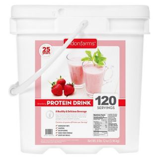 Lindon Farms Emergency Food 120 Serving Strawberry Protein Drink