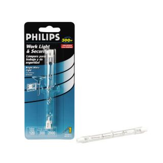 Philips 1 Pack 300 Watt T3 Quartz Halogen Bulb