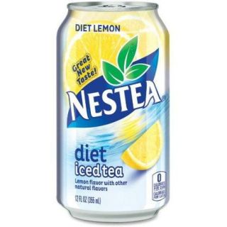 Nestea Diet Lemon Iced Tea Can   Lemon   12 Fl Oz   Can   24/carton   Brown (nle 444260)