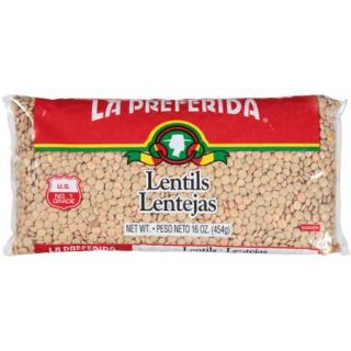 La Preferida Lentils, 16 oz, (Pack of 24)