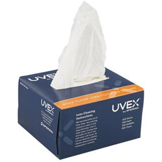 Uvex by Honeywell Clear Lens Cleaning Tissues, 500 per Box