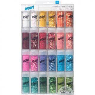 American Crafts WOW! Extra Fine Glitter .88 oz. 24 pack   Iridescent   7700979