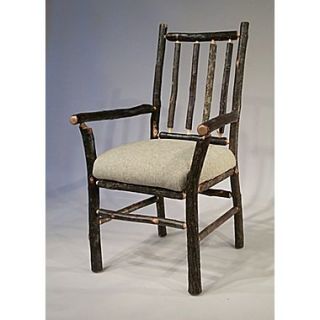 Flat Rock Furniture Berea Rail Back Arm Chair; Burlap