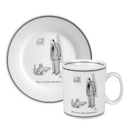 Konitz New Yorker Collection Outside The Box Mug and Plate Set