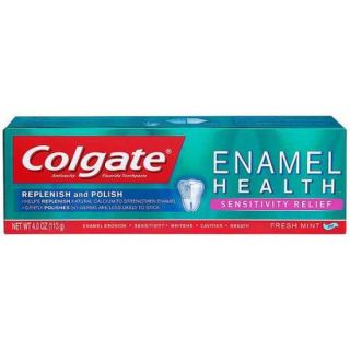 Colgate Enamel Health Sensitivity Relief Fresh Mint Anticavity Fluoride Toothpaste, 4 oz