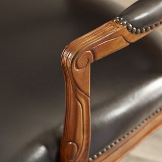 Charlton Home Margarite Faux Leather Arm Chair