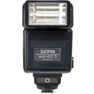 Used Sunpak Auto 422D Dedicated Shoe Mount Auto Flash for Canon