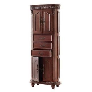 Home Decorators Collection Kendall 28 in. W Linen Cabinet in Antique Cherry 1670810920