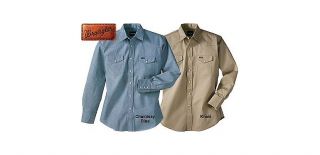 Wrangler® Western Wear Cowboy Cut® Long Sleeve Work Shirts