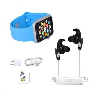 Apple 42mm Retina Display Sports Watch with Bluetooth Headphones and MealEasy V   7956970