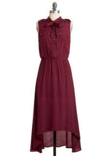 Blossoming in Burgundy Dress  Mod Retro Vintage Dresses