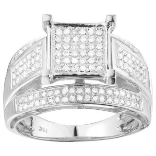14k White Gold 1/2ct TDW White Diamond Engagement Ring Set (G H, I1 I2