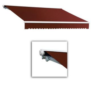 AWNTECH 20 ft. Galveston Semi Cassette Manual Retractable Awning (120 in. Projection) in Terra Cotta SCM20 74 TER
