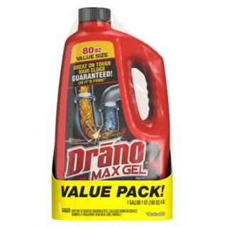 Drano Max Clog Remover Twin Pack 160 Ounces