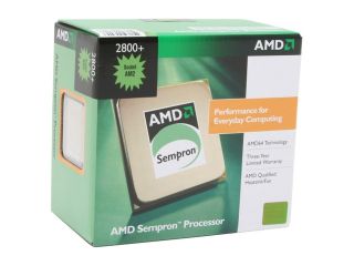 AMD Sempron 64 2800+ Manila Single Core 1.6 GHz Socket AM2 62W SDA2800CNBOX Processor