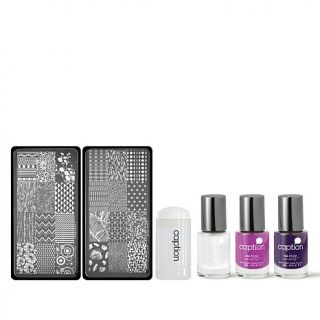 Young Nails Caption Lacquer Kit with Art Screens   Escape Artist   8080057