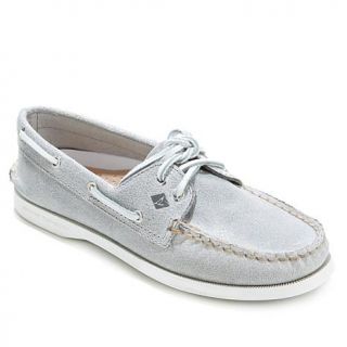 Sperry A/O White Cap Washed Leather Boat Shoe   8051595