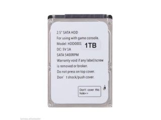 Large Capacity 1TB SATA 2.5" Hard Disk Drive HDD Game Accessory for PS4 Console