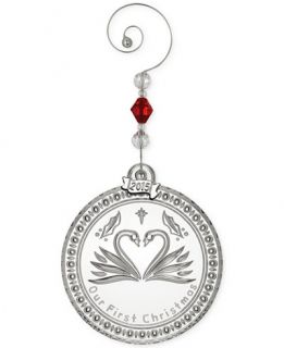 Waterford Crystal 2015 Our First Christmas Ornament   Holiday Lane