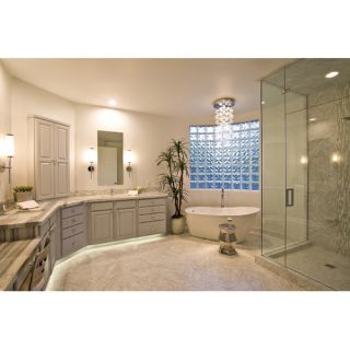 Natural Stone 0.5 x 0.5 Marble Mosaic Tile in Bianco Gioia by Emser