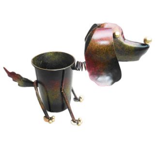Iron Standing Rooster Planter Decor (Indonesia)