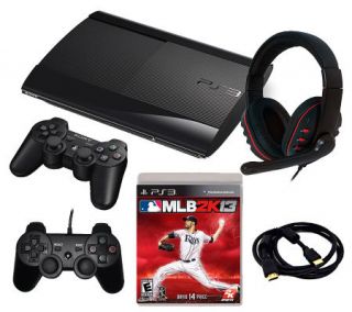 PlayStation 3 Slim 250GB Bundle with MLB 2K13 and Accessories —
