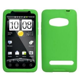 Insten Solid Skin Case (Dr Green) for HTC: EVO 4G