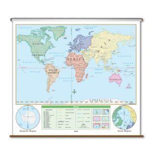 Beginner Wall Map   World
