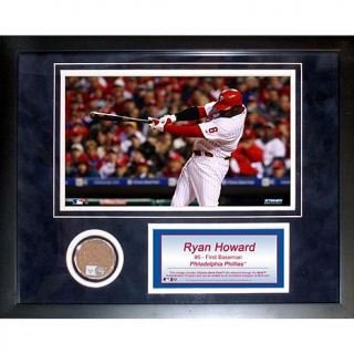 Steiner Sports MLB Phillies Ryan Howard Photo and Authentic Game Used Dirt Plaque Collage   6190234