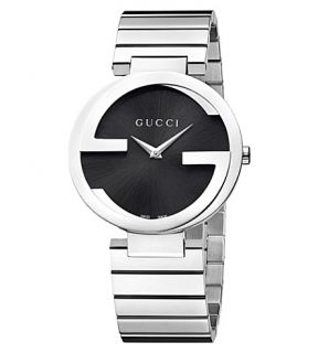 GUCCI   YA133307 Interlocking G Collection stainless steel watch
