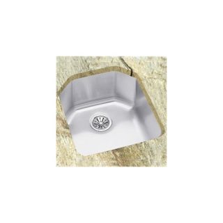 Lustertone 17.5 x 19.5 Single Bowl Undermount Kitchen Sink