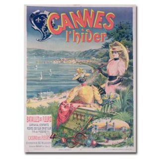 Trademark Fine Art 24 in. x 32 in. Casine des Fleurs Cannes 1892 Canvas Art BL00221 C2432GG
