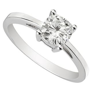 10 CT. T.W. Forever Brilliant® Cushion Moissanite Solitaire Prong