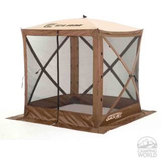 Traveler Screen Shelter   4 Side with Wind Panel Flaps   Clam Corporation 9881   Home Patio Furniture